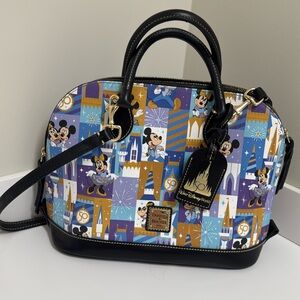 Dooney and Bourke 50th anniversary Magic Kingdom satchel